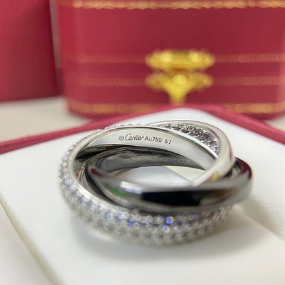 [Stars Jewelry]TRINITY 3.2MM RING BLACK CERAMIC