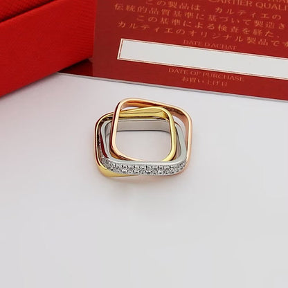 [Stars Jewelry]TRINITY 3.5MM CUSHION RING COLLECTION