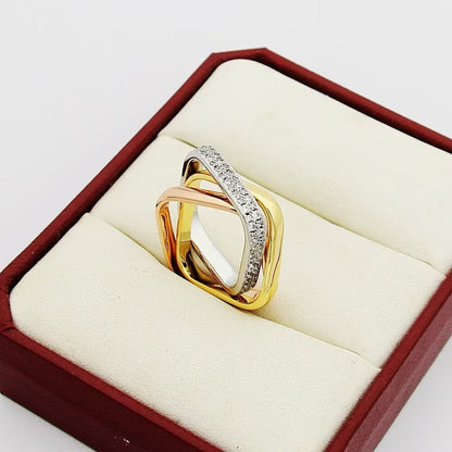 [Stars Jewelry]TRINITY 3.5MM CUSHION RING COLLECTION