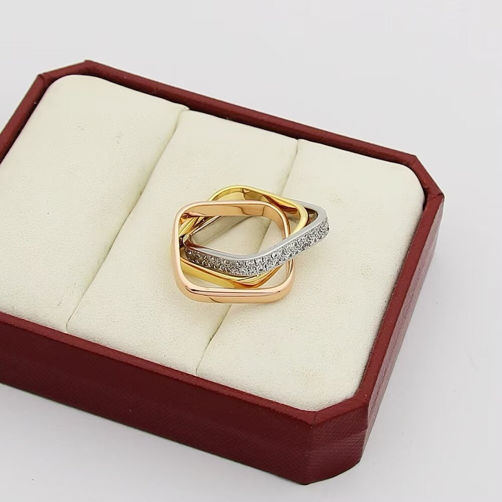 [Stars Jewelry]TRINITY 3.5MM CUSHION RING COLLECTION