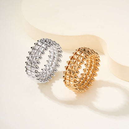 [Stars Jewelry]CLASH 9.2MM DOUBLE ROW RING
