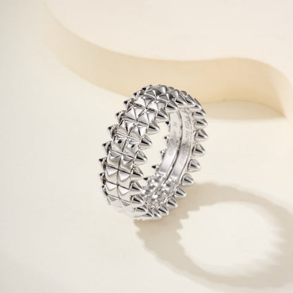 [Stars Jewelry]CLASH 9.2MM DOUBLE ROW RING