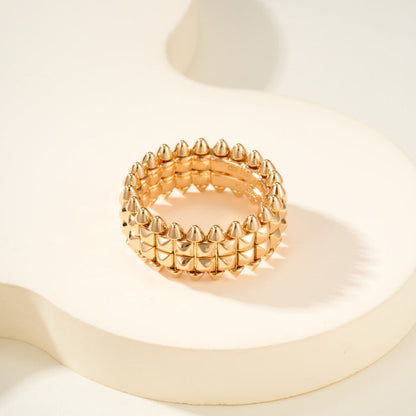 [Stars Jewelry]CLASH 9.2MM DOUBLE ROW RING