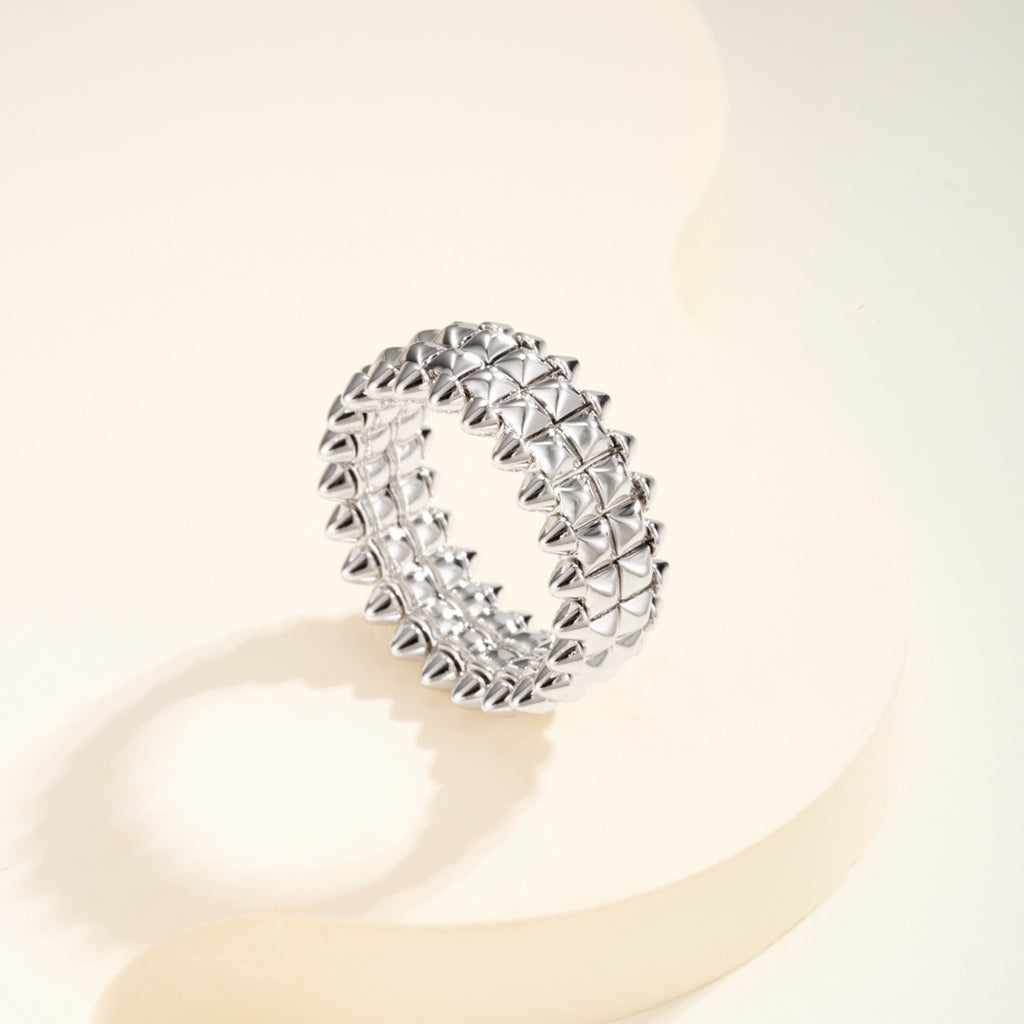 [Stars Jewelry]CLASH 9.2MM DOUBLE ROW RING