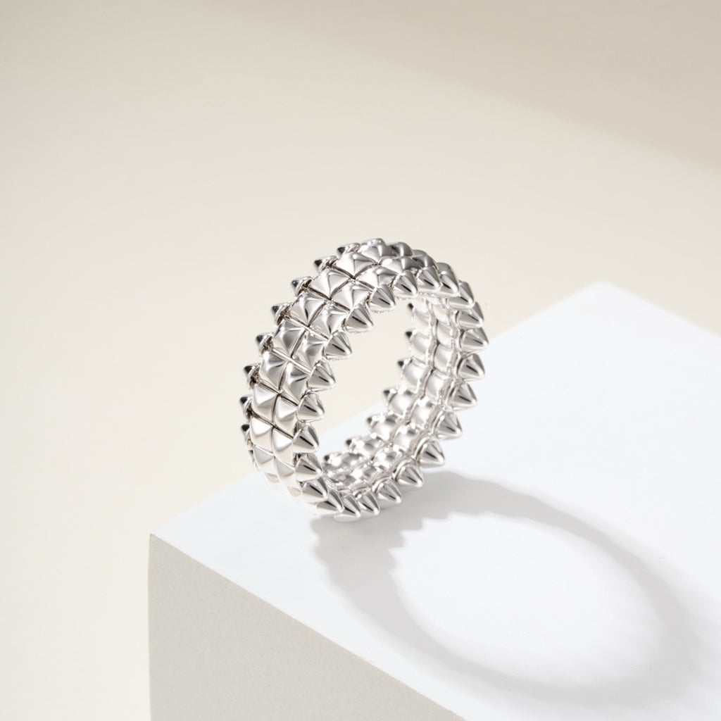 [Stars Jewelry]CLASH 9.2MM DOUBLE ROW RING