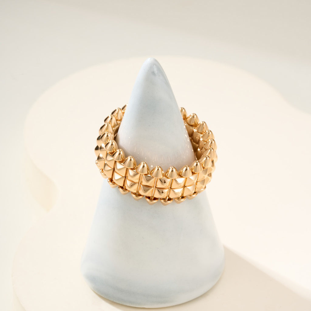[Stars Jewelry]CLASH 9.2MM DOUBLE ROW RING