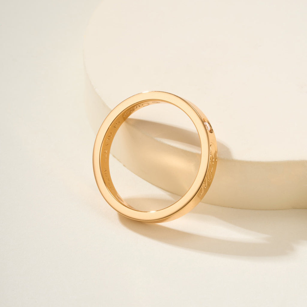 [Stars Jewelry]LOVE RING 4MM 1 DIAMOND