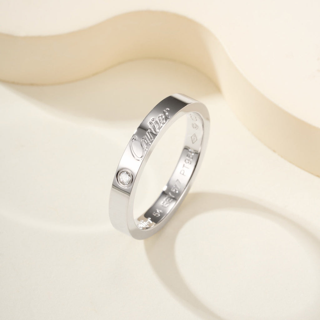 [Stars Jewelry]LOVE RING 4MM 1 DIAMOND