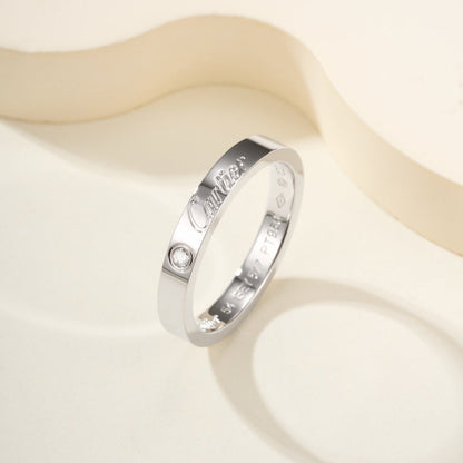 [Stars Jewelry]LOVE RING 4MM 1 DIAMOND
