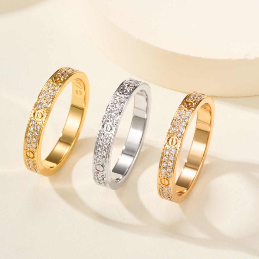 [Stars Jewelry]LOVE RING 2.65MM DIAMOND