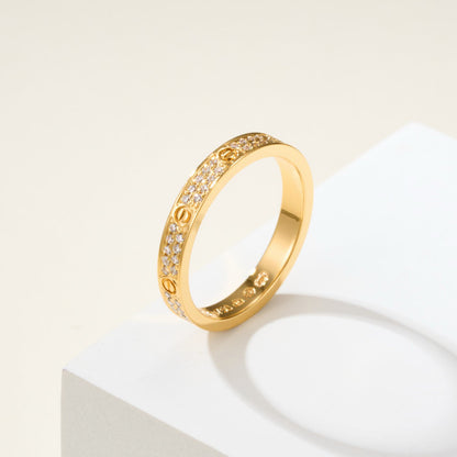 [Stars Jewelry]LOVE RING 2.65MM DIAMOND
