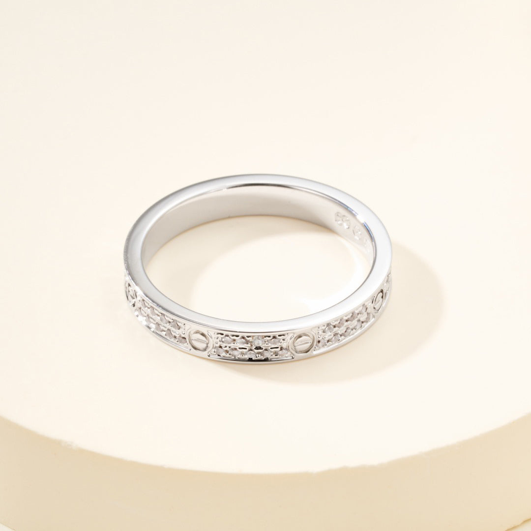[Stars Jewelry]LOVE RING 2.65MM DIAMOND