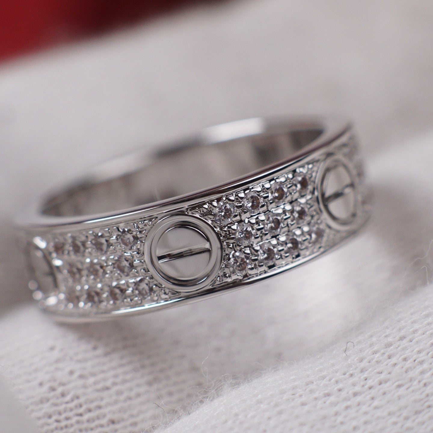 [Stars Jewelry]LOVE RING 5.5MM DIAMONDS PAVED