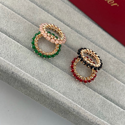 [Stars Jewelry]CLASH 7.9MM AGATE CHALCEDONY RING