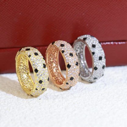 [Stars Jewelry]PANTHERE SPOTTED FULL DIAMOND RING
