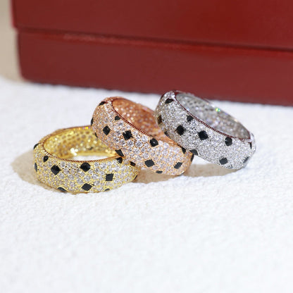 [Stars Jewelry]PANTHERE SPOTTED FULL DIAMOND RING