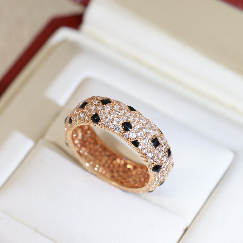 [Stars Jewelry]PANTHERE SPOTTED FULL DIAMOND RING
