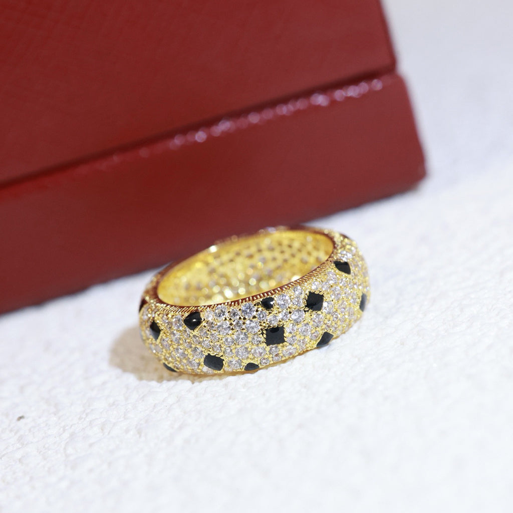 [Stars Jewelry]PANTHERE SPOTTED FULL DIAMOND RING