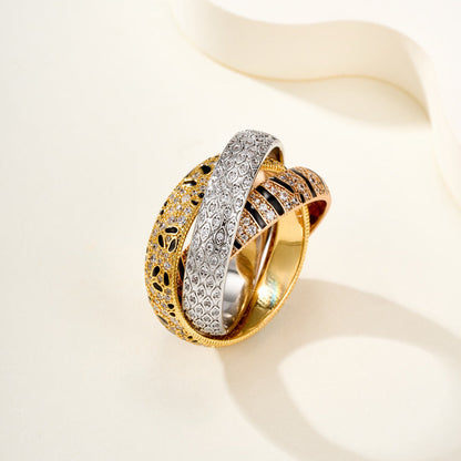 [Stars Jewelry]TRINITY  RING LEOPARD PRINT