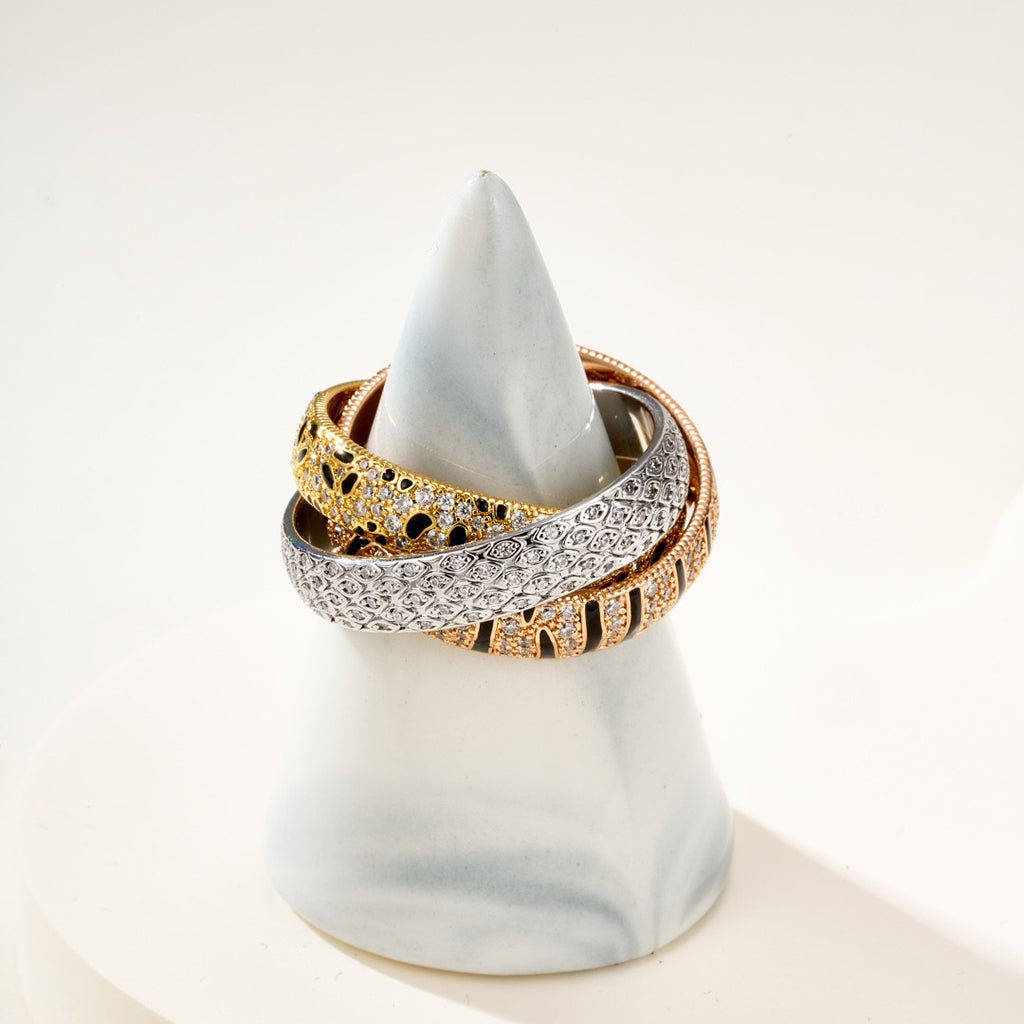 [Stars Jewelry]TRINITY  RING LEOPARD PRINT