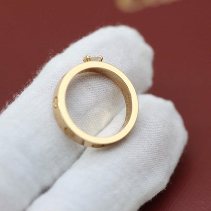 [Stars Jewelry]LOVE RING 3.6MM 1 BIG DIAMOND