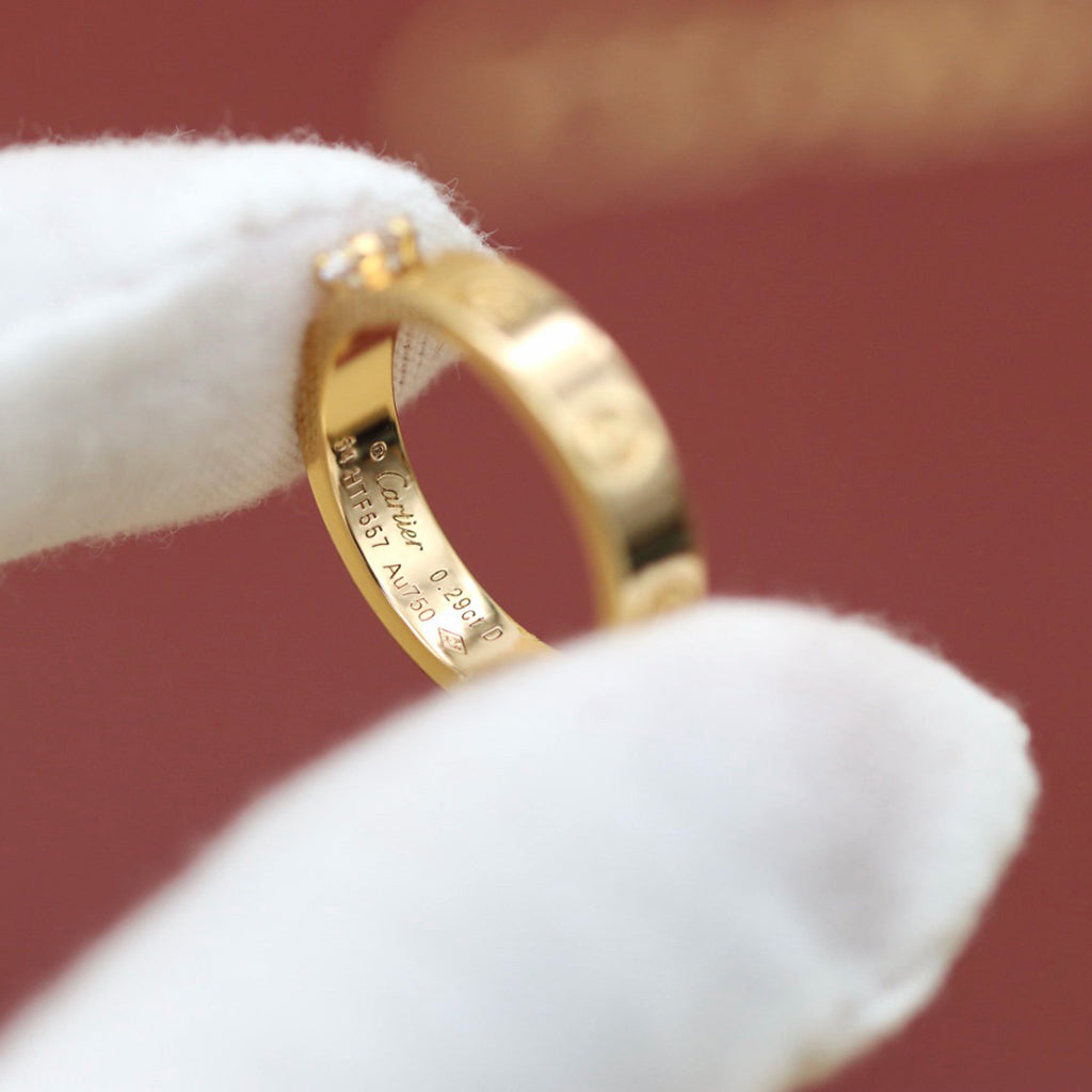 [Stars Jewelry]LOVE RING 3.6MM 1 BIG DIAMOND