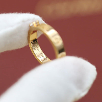 [Stars Jewelry]LOVE RING 3.6MM 1 BIG DIAMOND