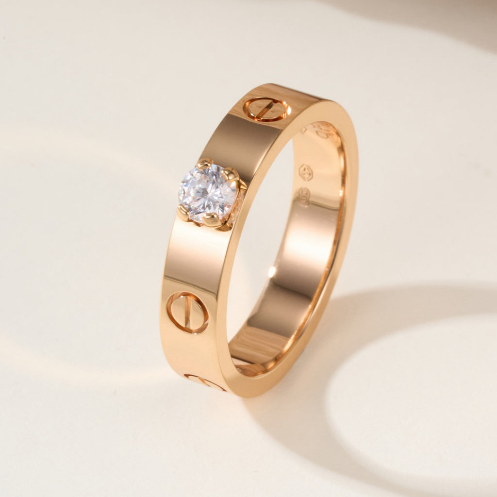 [Stars Jewelry]LOVE RING 3.6MM 1 BIG DIAMOND