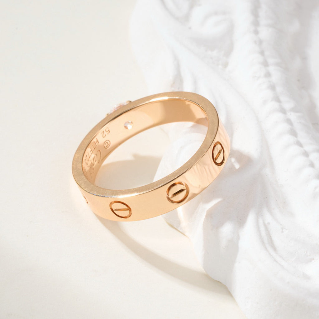 [Stars Jewelry]LOVE RING 3.6MM 1 BIG DIAMOND