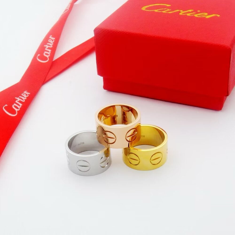 [Stars Jewelry]LOVE 11MM LARGE RING