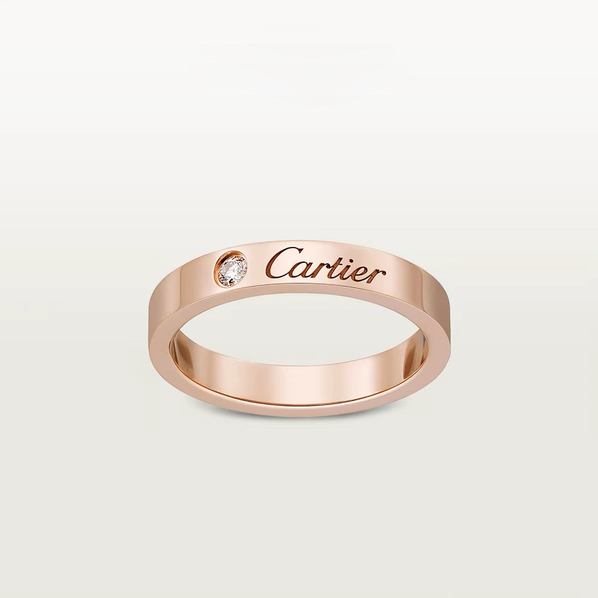 [Stars Jewelry]LOVE RING 4MM 1 DIAMOND