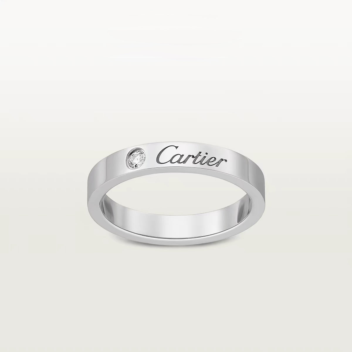 [Stars Jewelry]LOVE RING 4MM 1 DIAMOND
