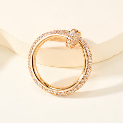 [Stars Jewelry]JUSTE RING 2.6MM FULL DIAMOND