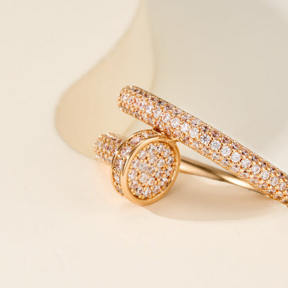 [Stars Jewelry]JUSTE RING 2.6MM FULL DIAMOND