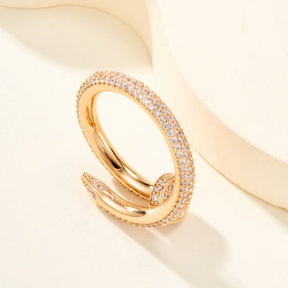 [Stars Jewelry]JUSTE RING 2.6MM FULL DIAMOND