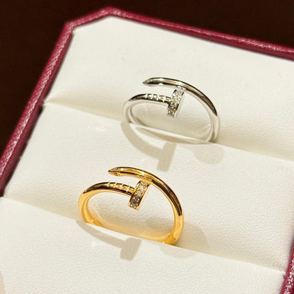 [Stars Jewelry]JUSTE 1.8MM HALF DIAMOND RING