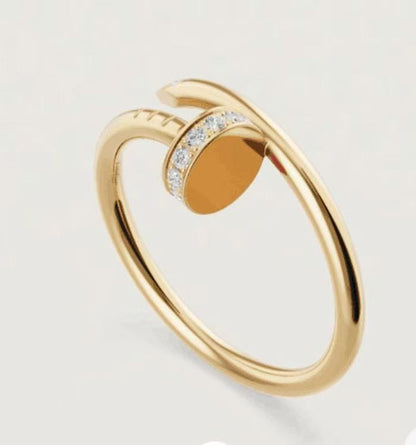 [Stars Jewelry]JUSTE 1.8MM HALF DIAMOND RING