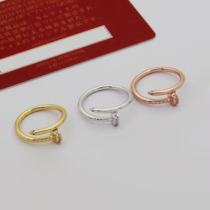 [Stars Jewelry]JUSTE 1.8MM HALF DIAMOND RING