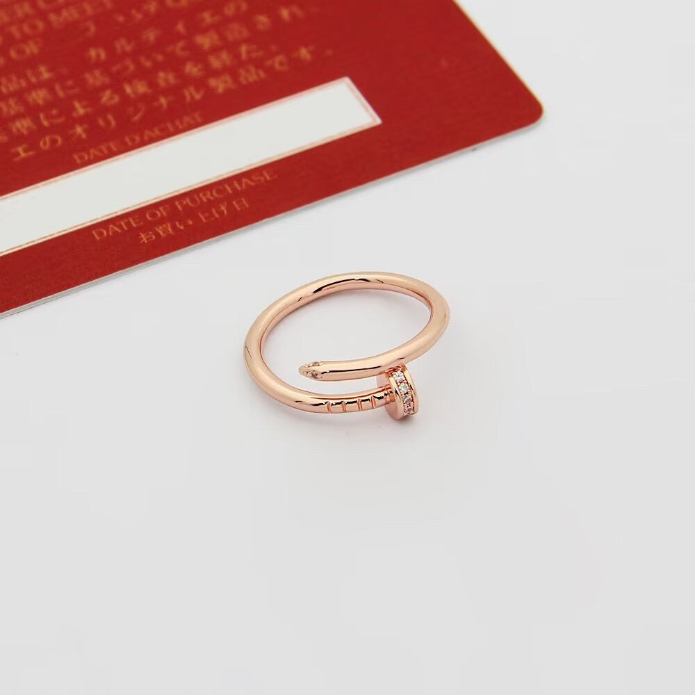 [Stars Jewelry]JUSTE 1.8MM HALF DIAMOND RING