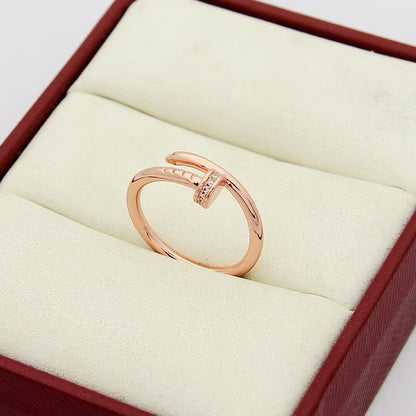 [Stars Jewelry]JUSTE 1.8MM HALF DIAMOND RING