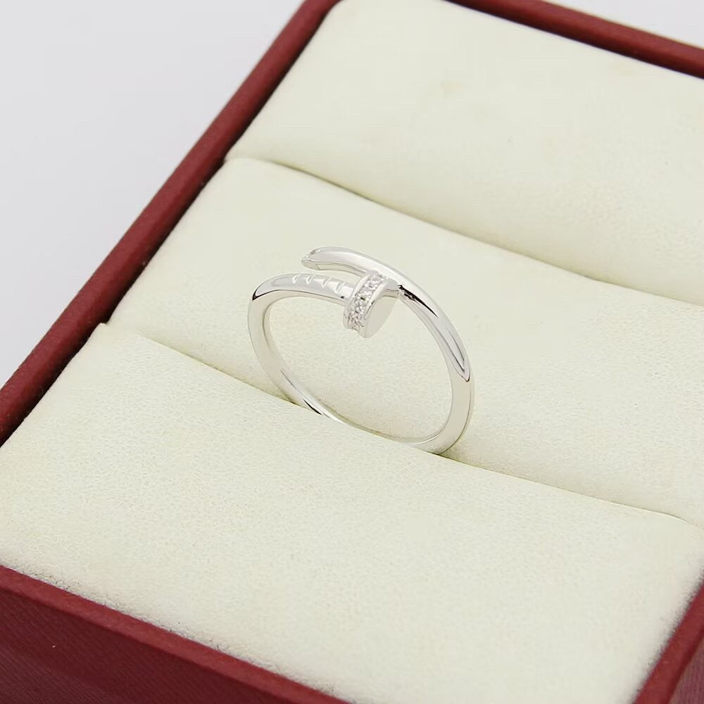 [Stars Jewelry]JUSTE 1.8MM HALF DIAMOND RING