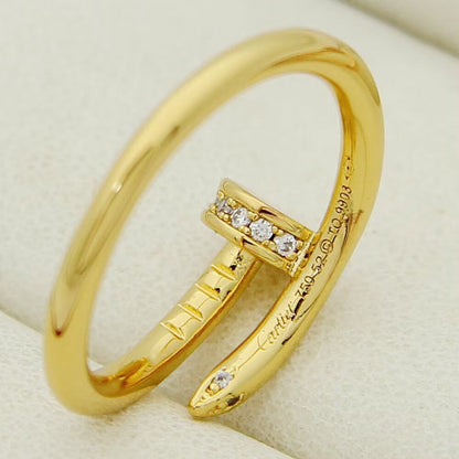 [Stars Jewelry]JUSTE 1.8MM HALF DIAMOND RING