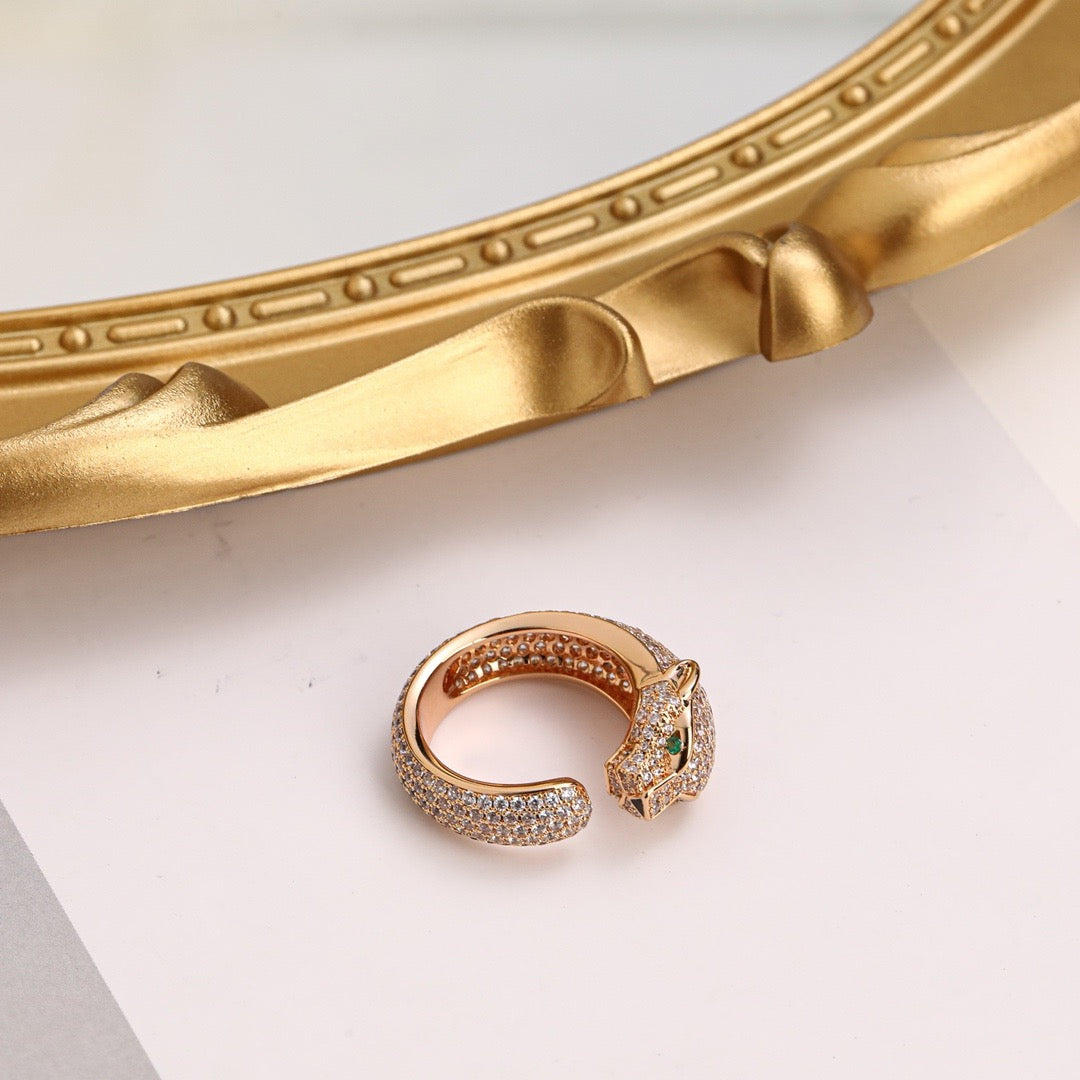 [Stars Jewelry]PANTHERE FULL DIAMOND SMALL RING