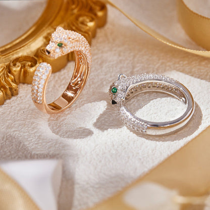 [Stars Jewelry]PANTHERE FULL DIAMOND SMALL RING