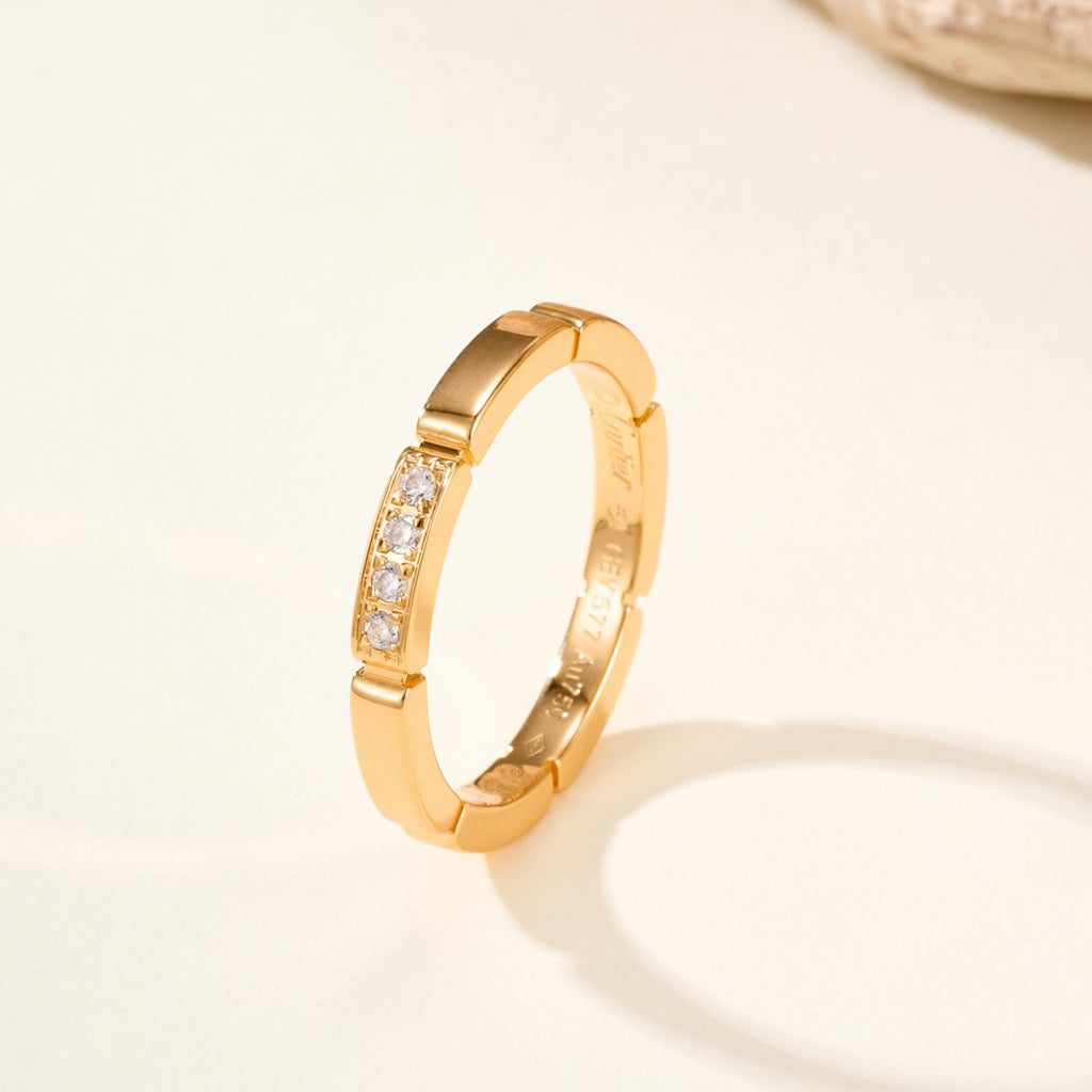 [Stars Jewelry]MAILLON PANTHERE 4 DIAMOND RING
