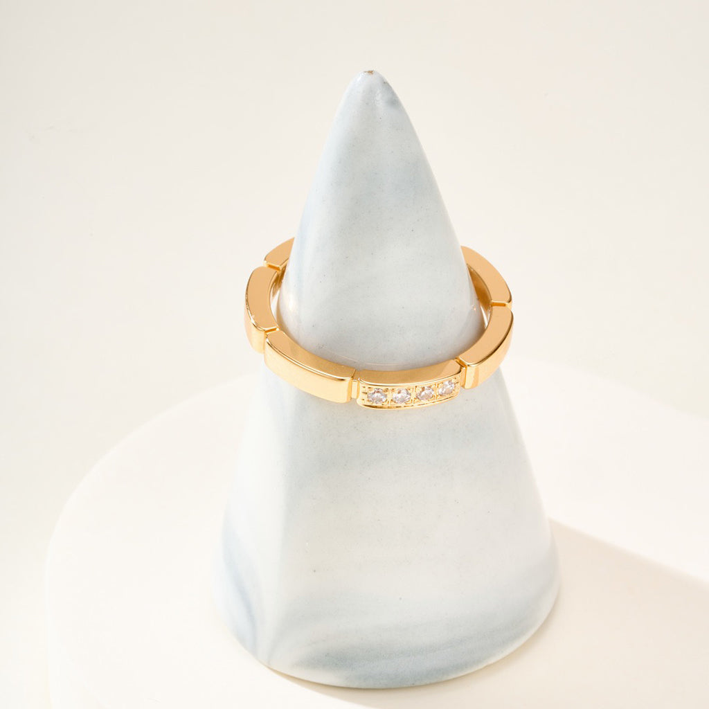 [Stars Jewelry]MAILLON PANTHERE 4 DIAMOND RING