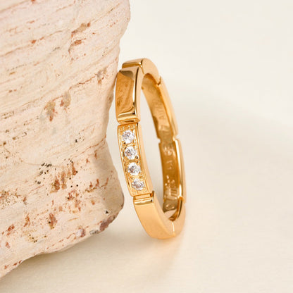 [Stars Jewelry]MAILLON PANTHERE 4 DIAMOND RING