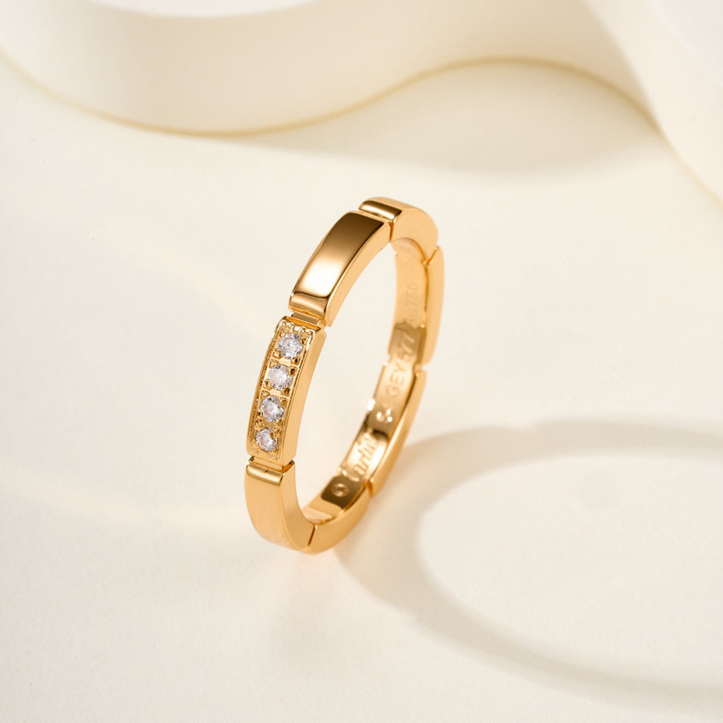 [Stars Jewelry]MAILLON PANTHERE 4 DIAMOND RING