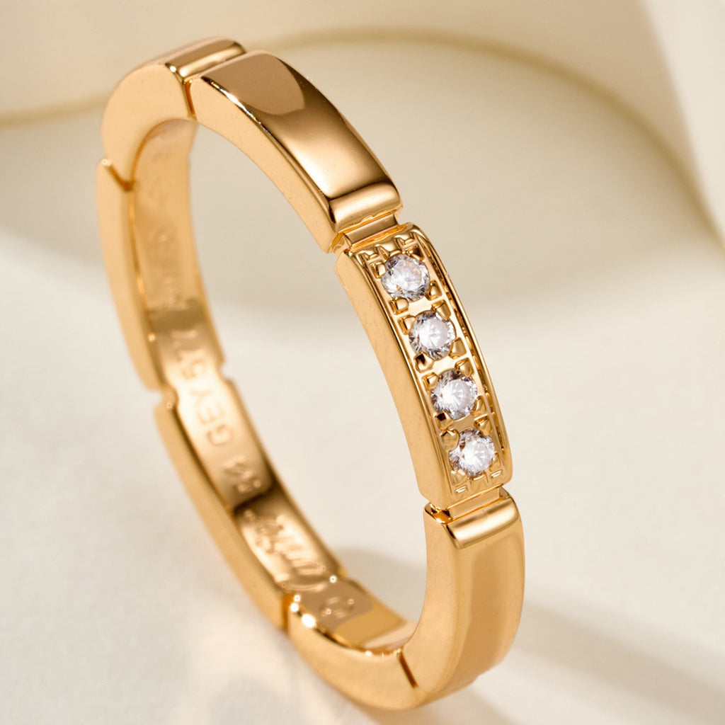 [Stars Jewelry]MAILLON PANTHERE 4 DIAMOND RING