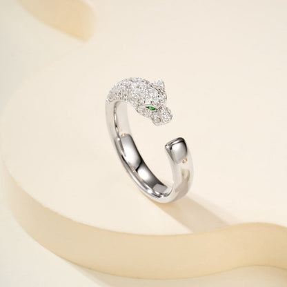 [Stars Jewelry]PANTHERE HALF DIAMOND SMALL RING